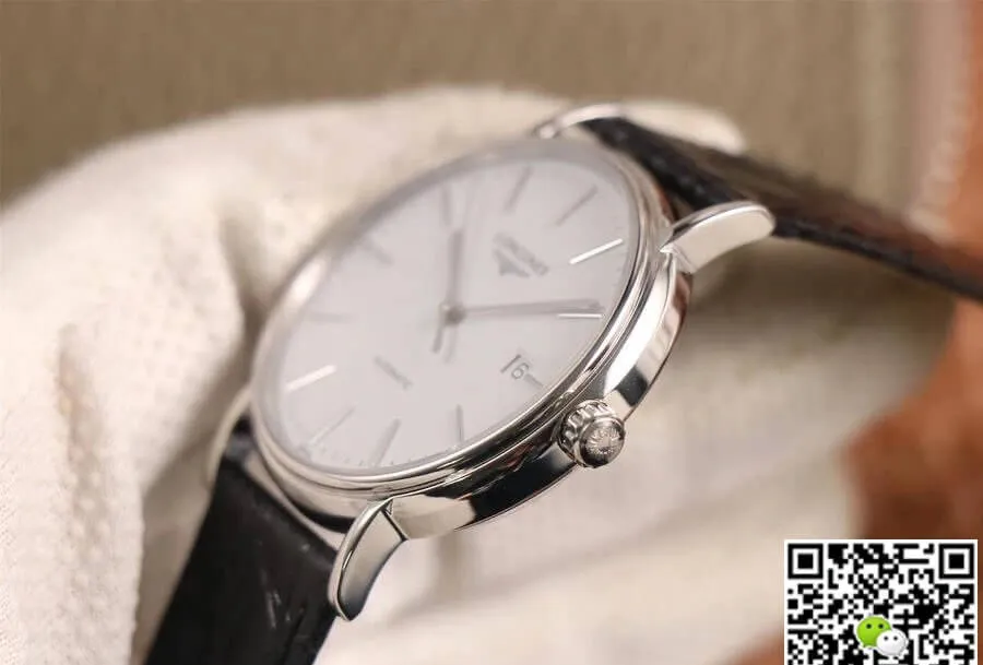 Longines Presence L4.790.4.12.2 KY factory 1:1 Best Edition Replica Watch Stainless Steel Bezel